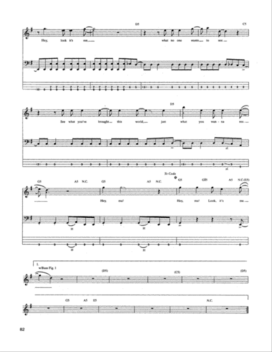 Prince Charming Guitar Tablature scores gallery preview page 5