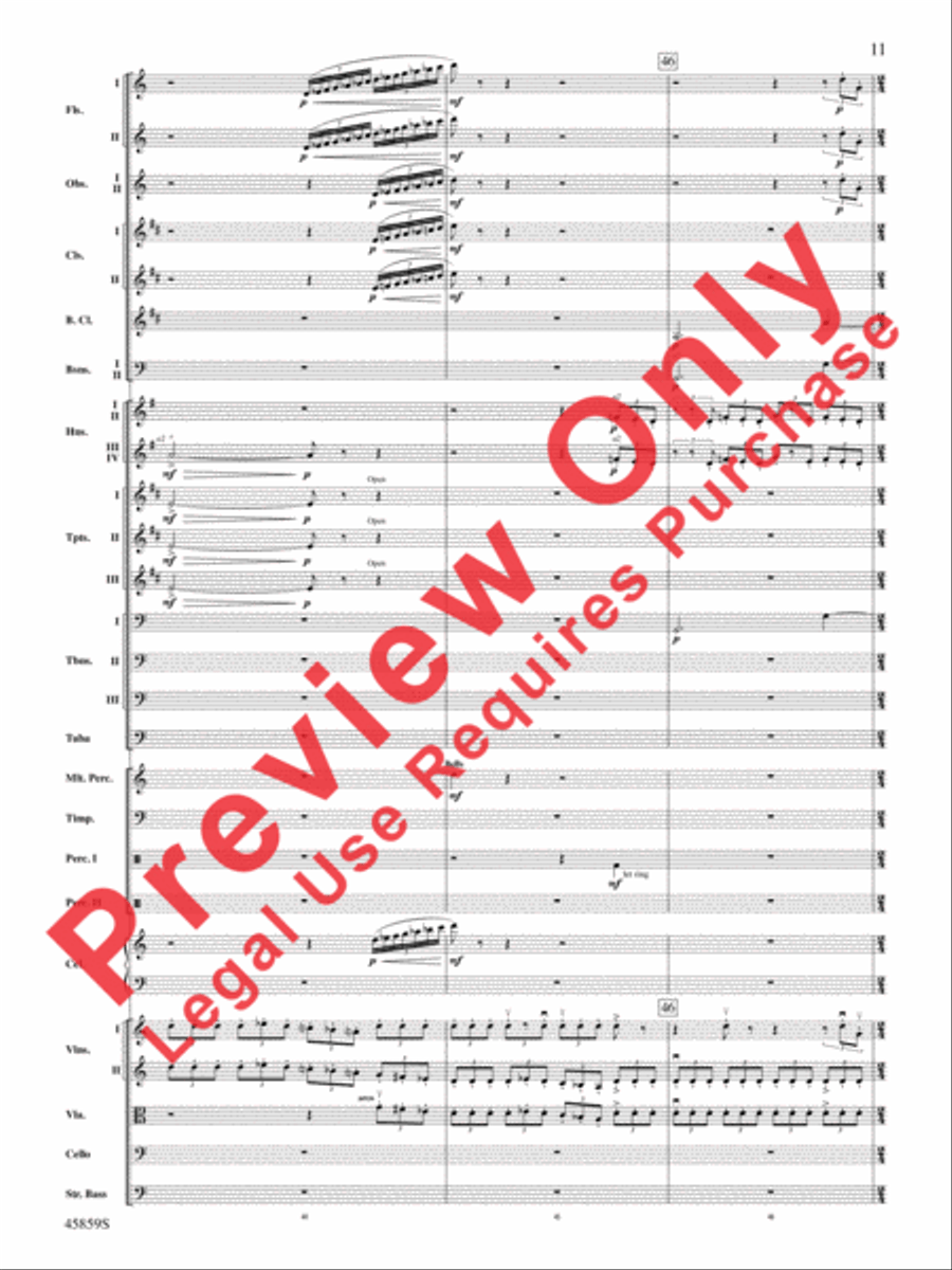 Fantastic Beasts and Where to Find Them Full Orchestra scores gallery preview page 11