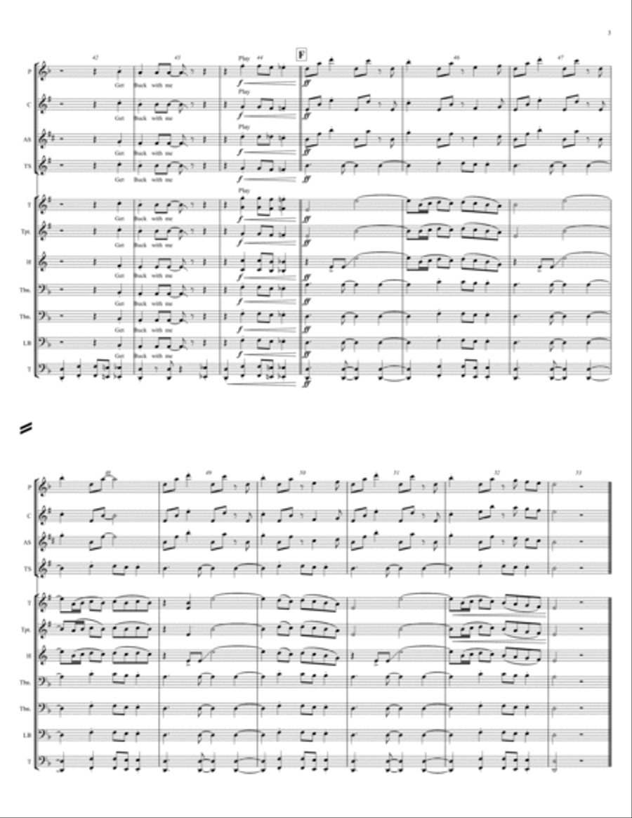 Get Buck Marching Band scores gallery preview page 3