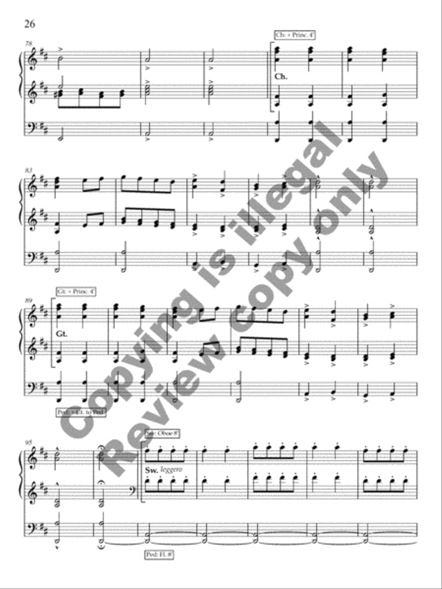 Ancient Airs and Dances, Suite No. 1 Organ Solo scores gallery preview page 47