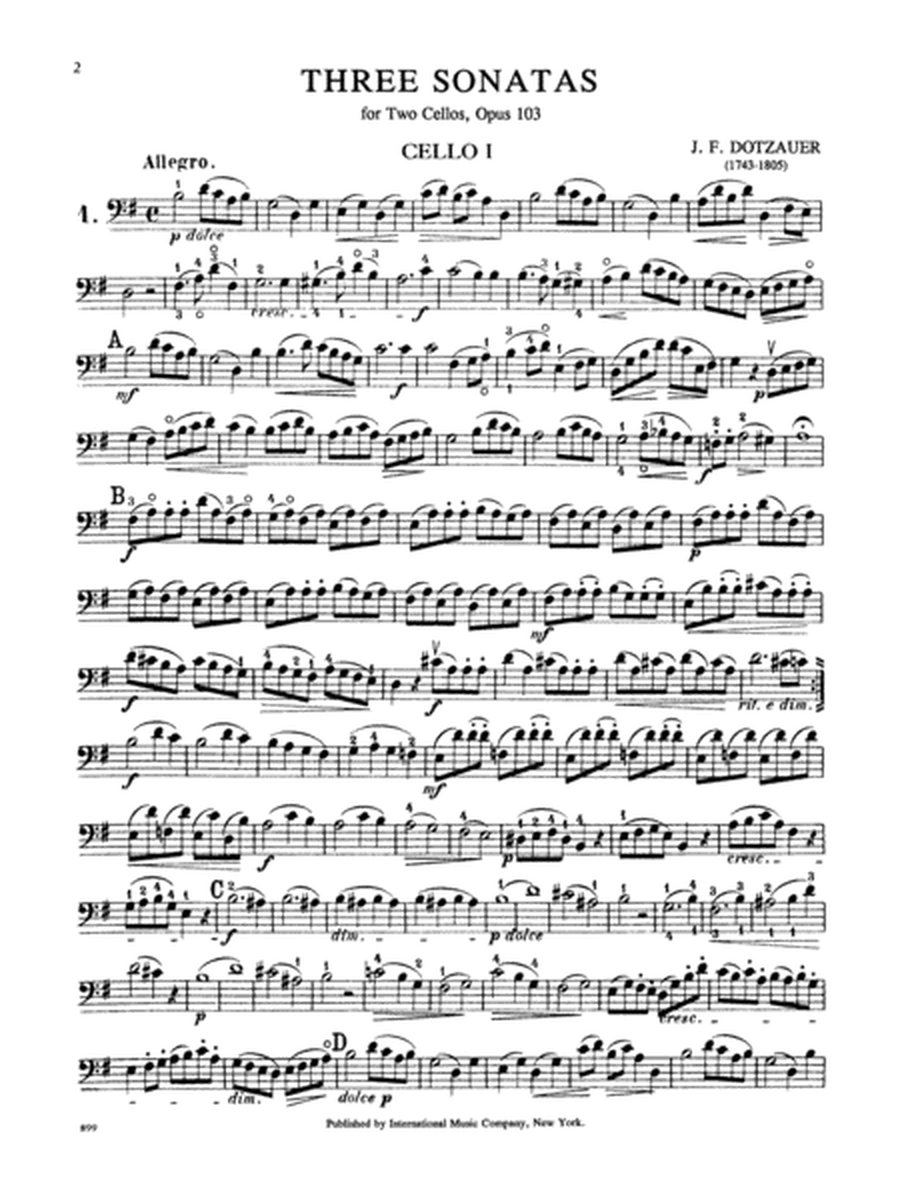 Three Sonatas, Opus 103