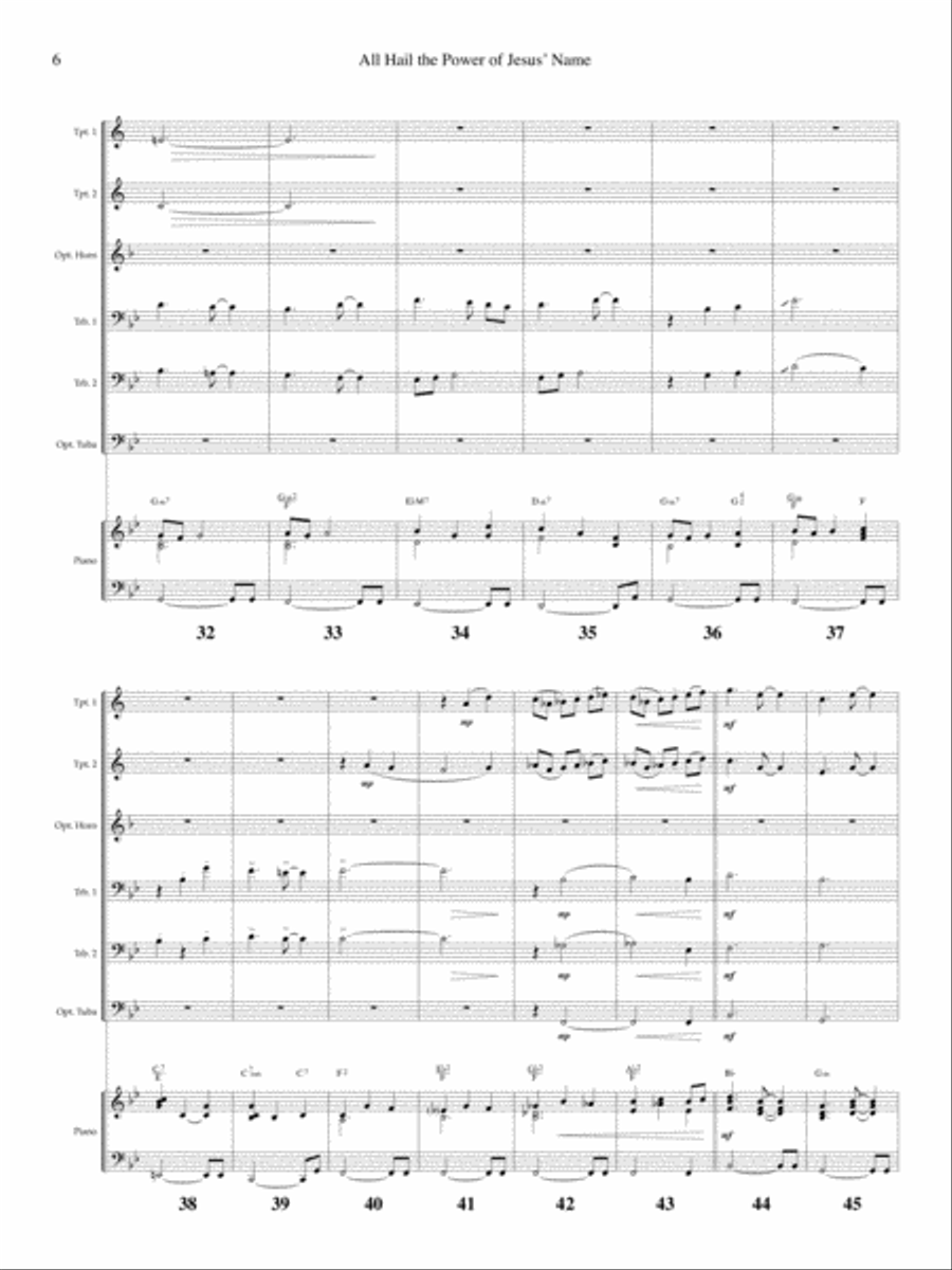 Creative Hymns for Brass Quartet, Vol. 3 Brass Quartet scores gallery preview page 5