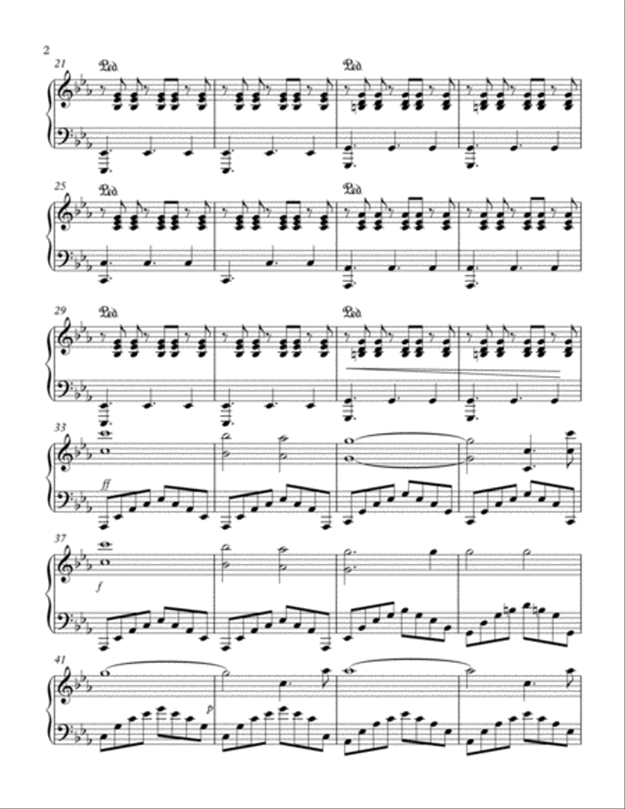 Apollos Piano Solo scores gallery preview page 2