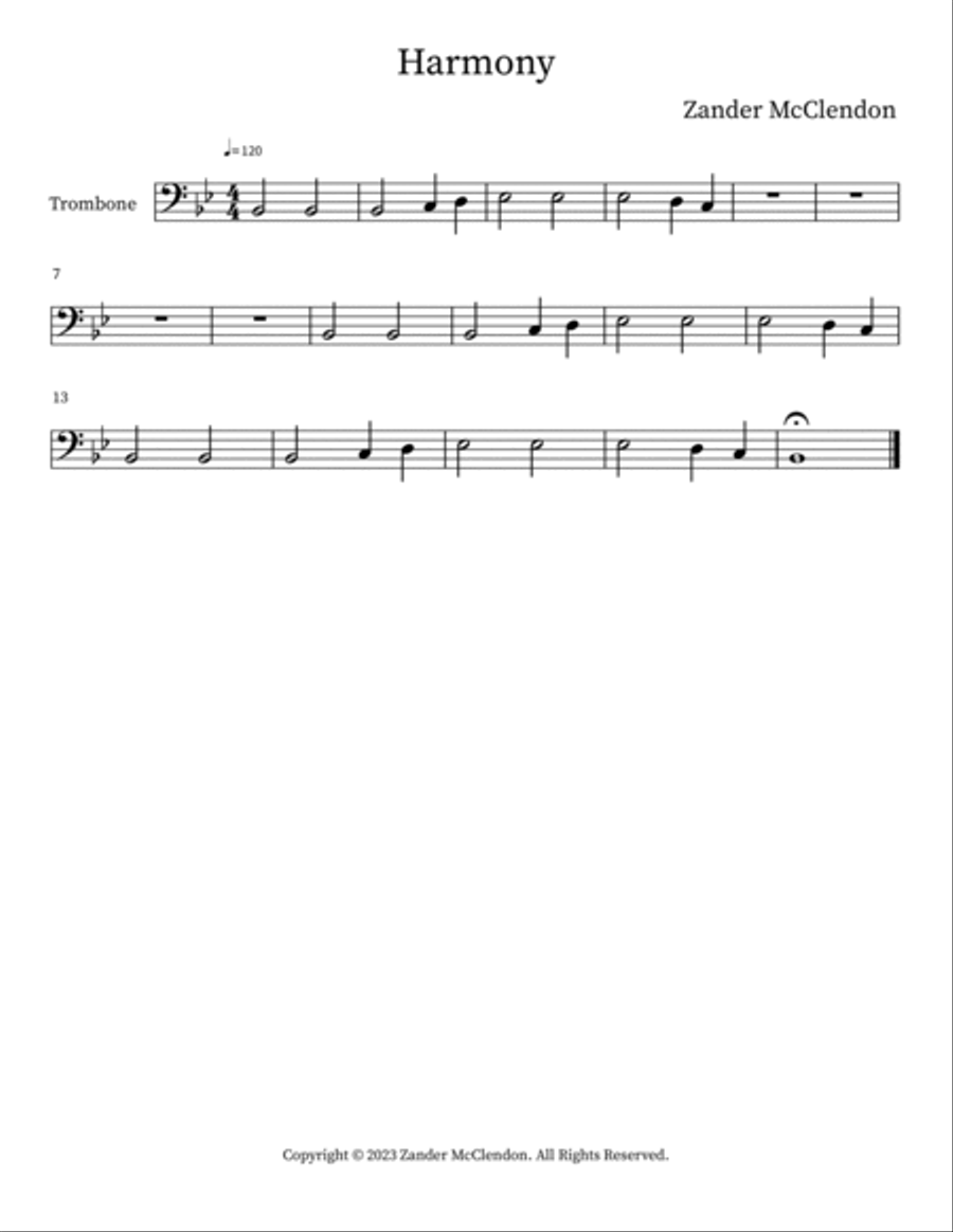 Harmony Harmony Clarinet scores gallery preview page 3