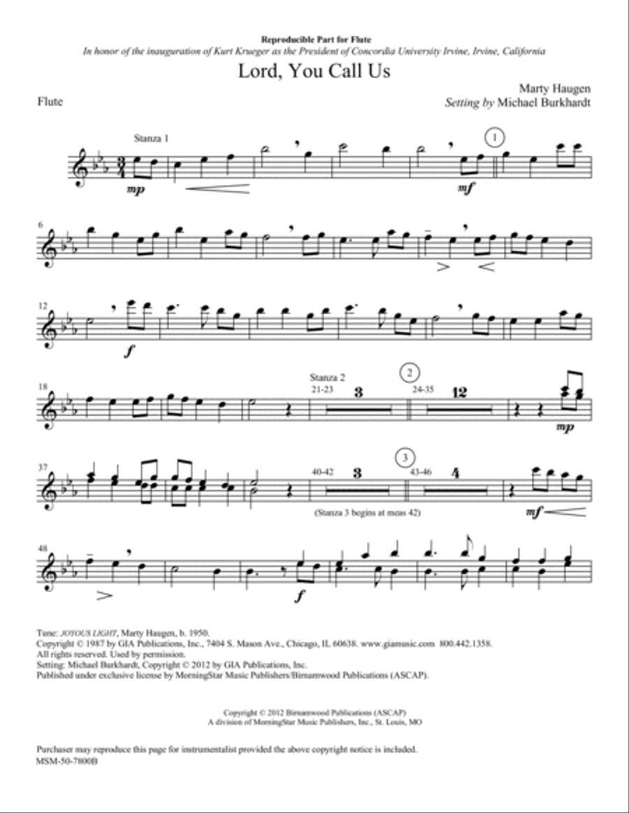 Lord, You Call Us Lord, You Call Us Choir scores gallery preview page 2
