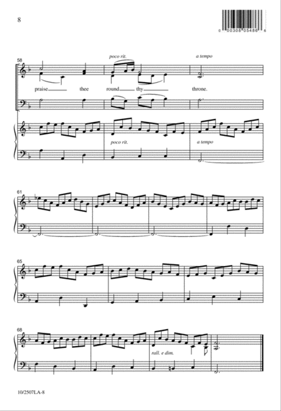 Jesu, Joy of our Desiring 3-Part scores gallery preview page 8