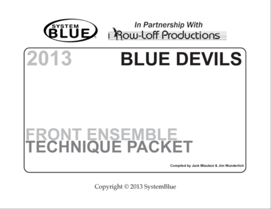 Blue Devils Front Ensemble Audition Pak - Timpani/Drumset Percussion scores gallery preview page 2