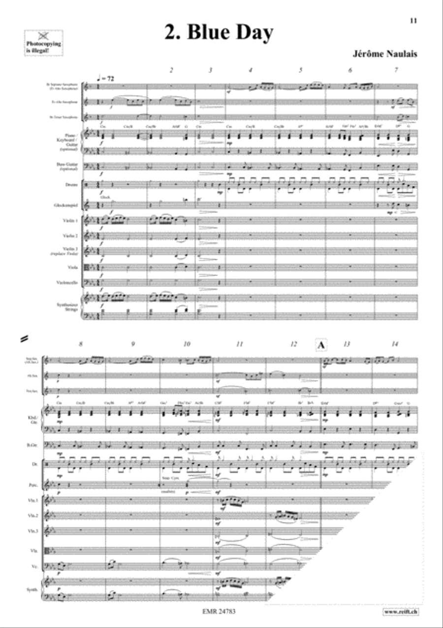 Play With Your Band Volume 2 Saxophone Ensemble scores gallery preview page 5