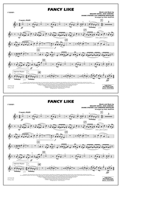 Fancy Like (arr. Paul Murtha) - F Horn