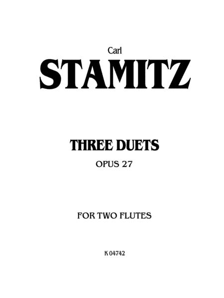 Three Duets, Op. 27