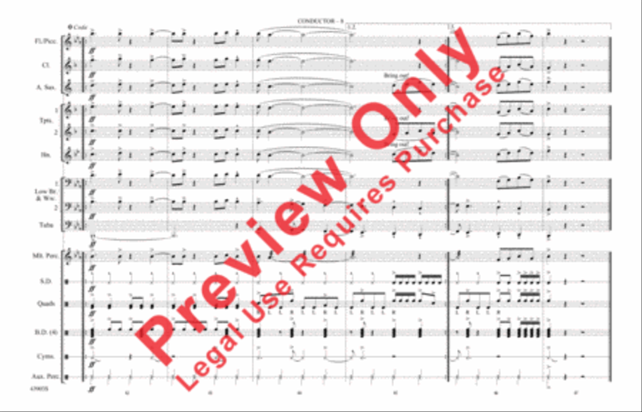 Shout It Out Loud Marching Band scores gallery preview page 9