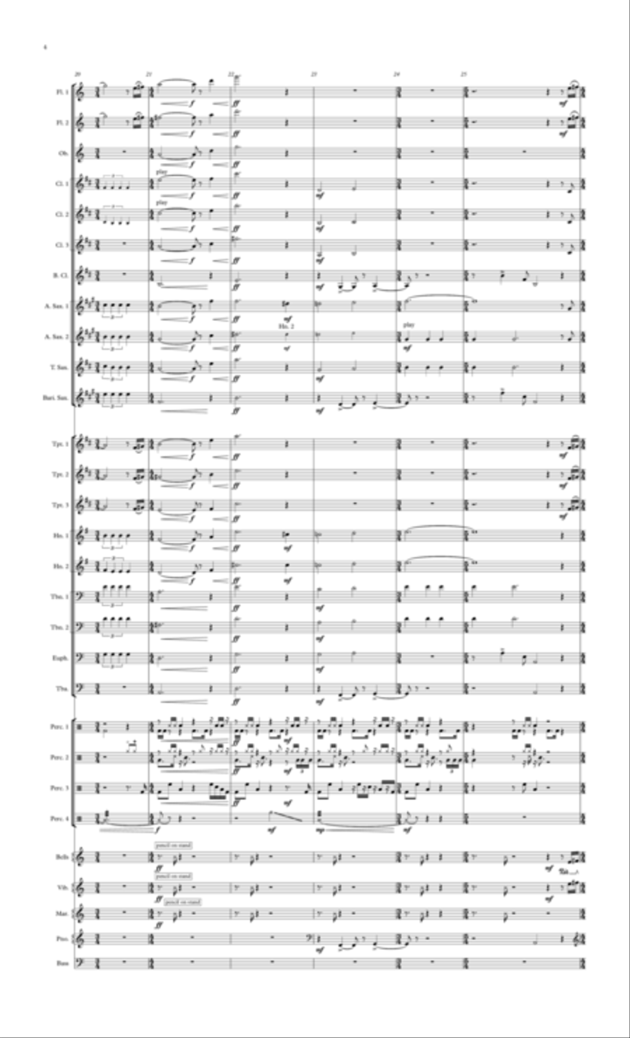 Planetarium Concert Band scores gallery preview page 4