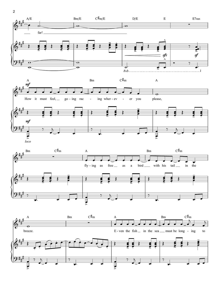 Waiting For Life (from Once On This Island) Mezzo-Soprano Voice scores gallery preview page 2