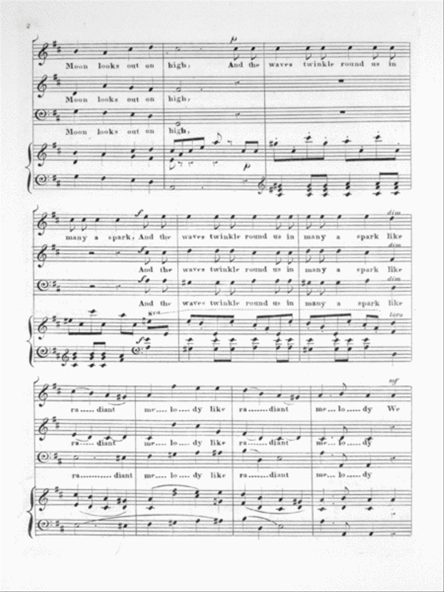 Merry, Merry Elves We Be. A Fairy Glee. For Two Trebles and Bass Voice scores gallery preview page 3