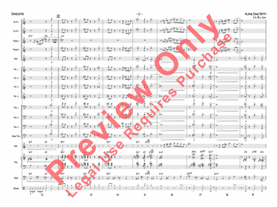 Along Came Betty Jazz Ensemble scores gallery preview page 12