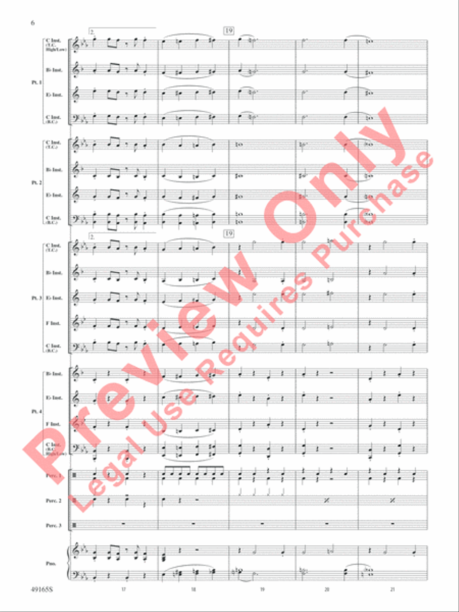 I Got Rhythm I Got Rhythm Concert Band scores gallery preview page 7