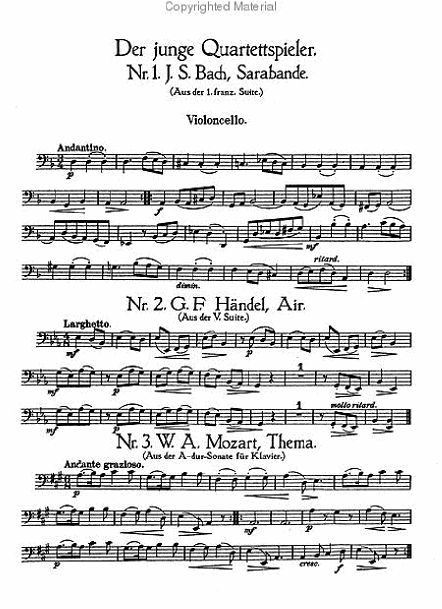Album of Easy String Quartets, Volume 3 String Quartet scores gallery preview page 2