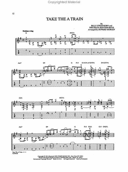 Ellington Collection For Solo Guitar - Book/CD image number null