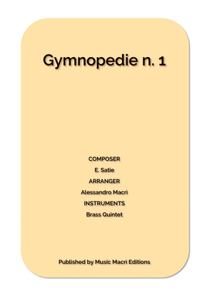Book cover for Gymnopedie n. 1
