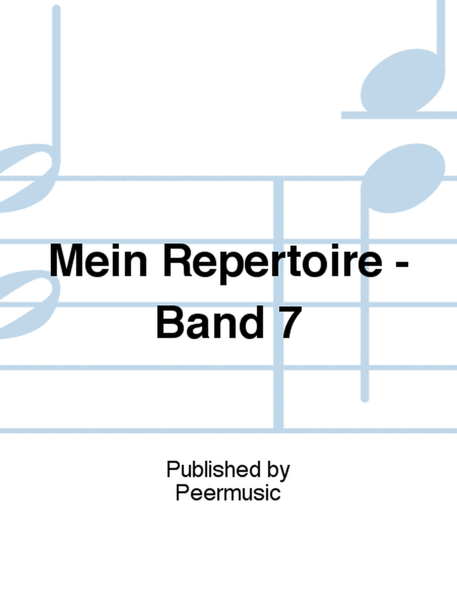 Mein Repertoire - Band 7
