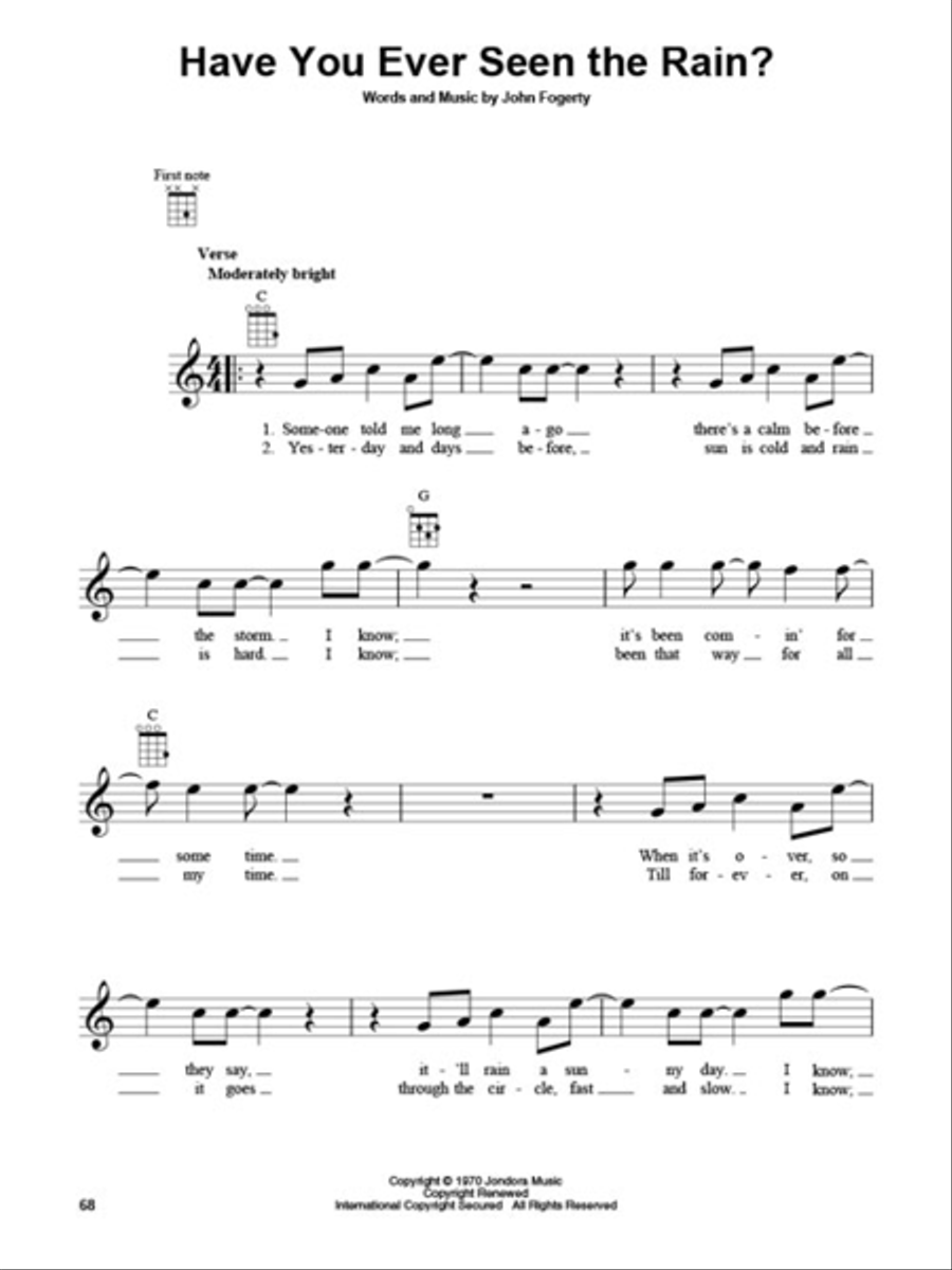 Simple Songs for Ukulele Ukulele scores gallery preview page 4