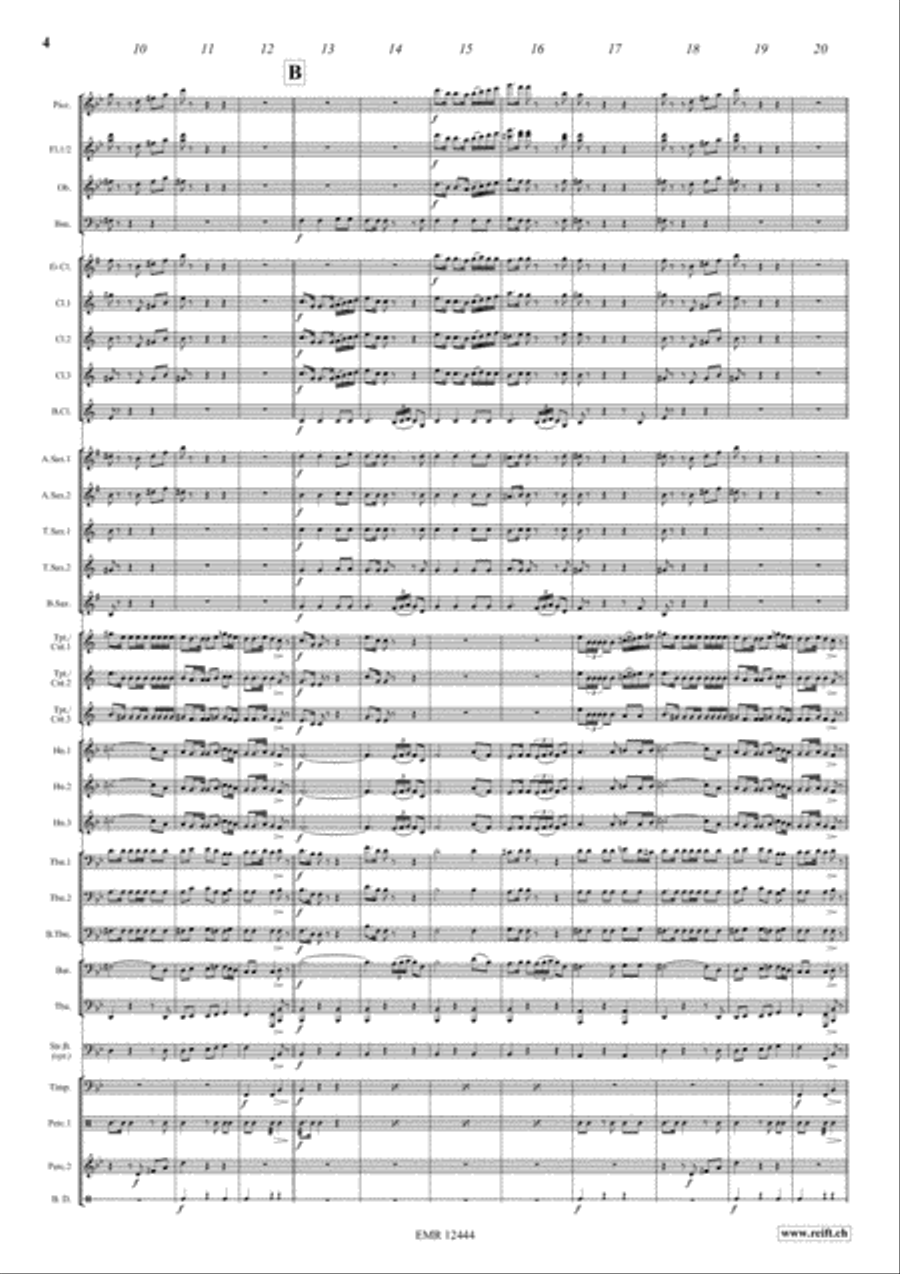 Military Polonaise Concert Band scores gallery preview page 4