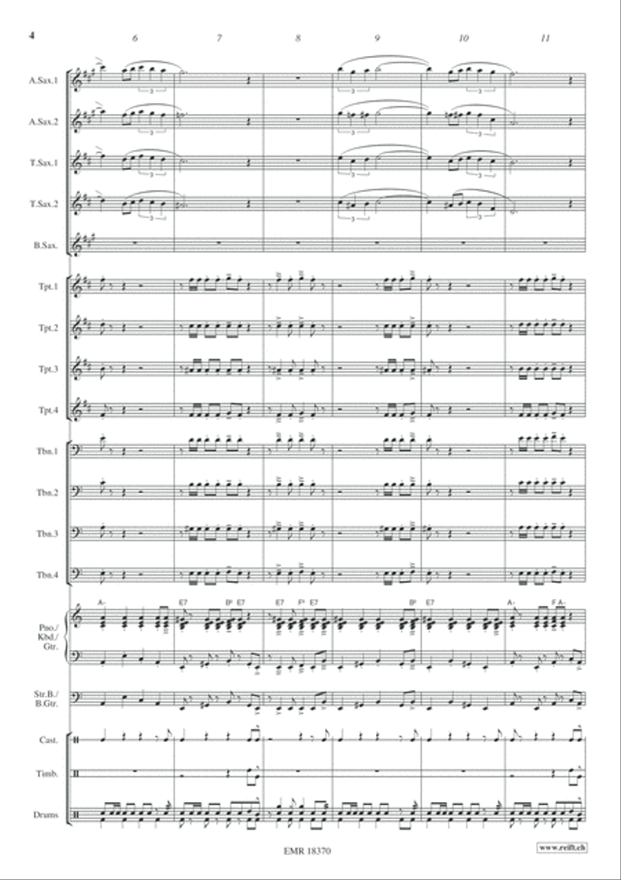 Arabian Nights Big Band scores gallery preview page 5