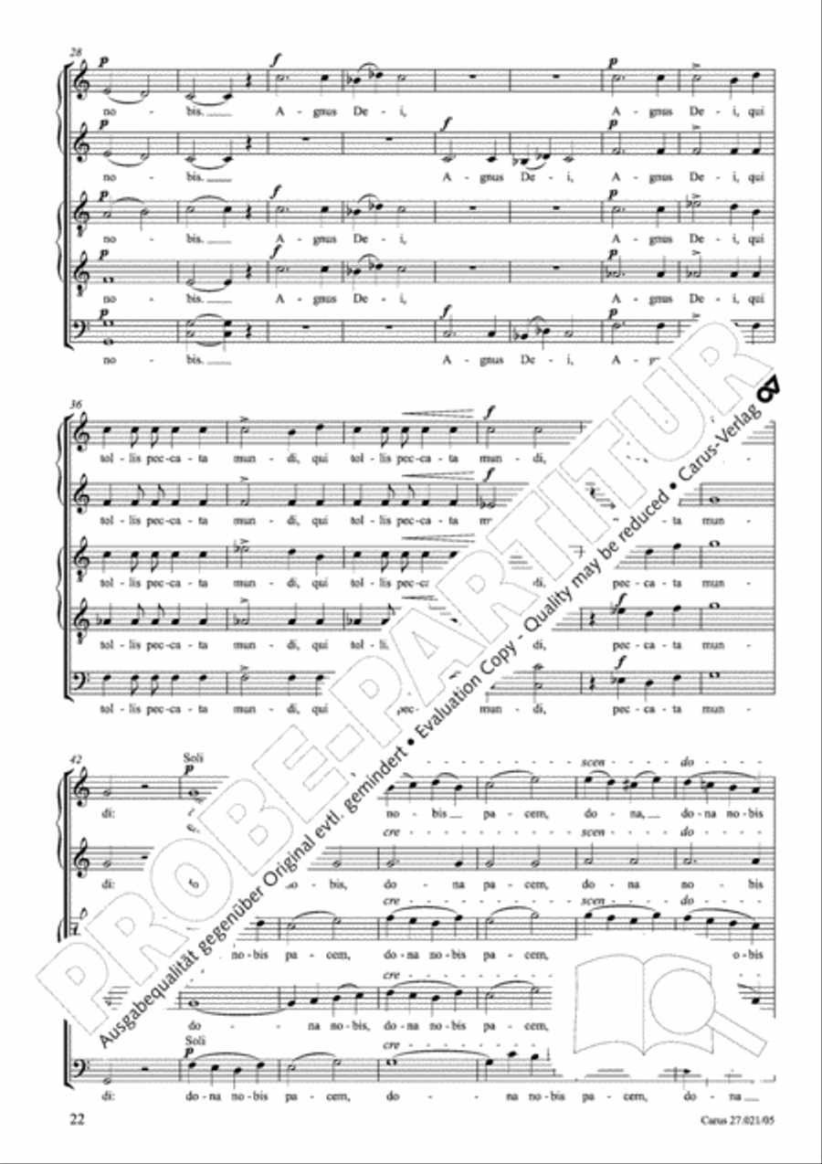 Messe aux Orpheonistes TTB scores gallery preview page 23