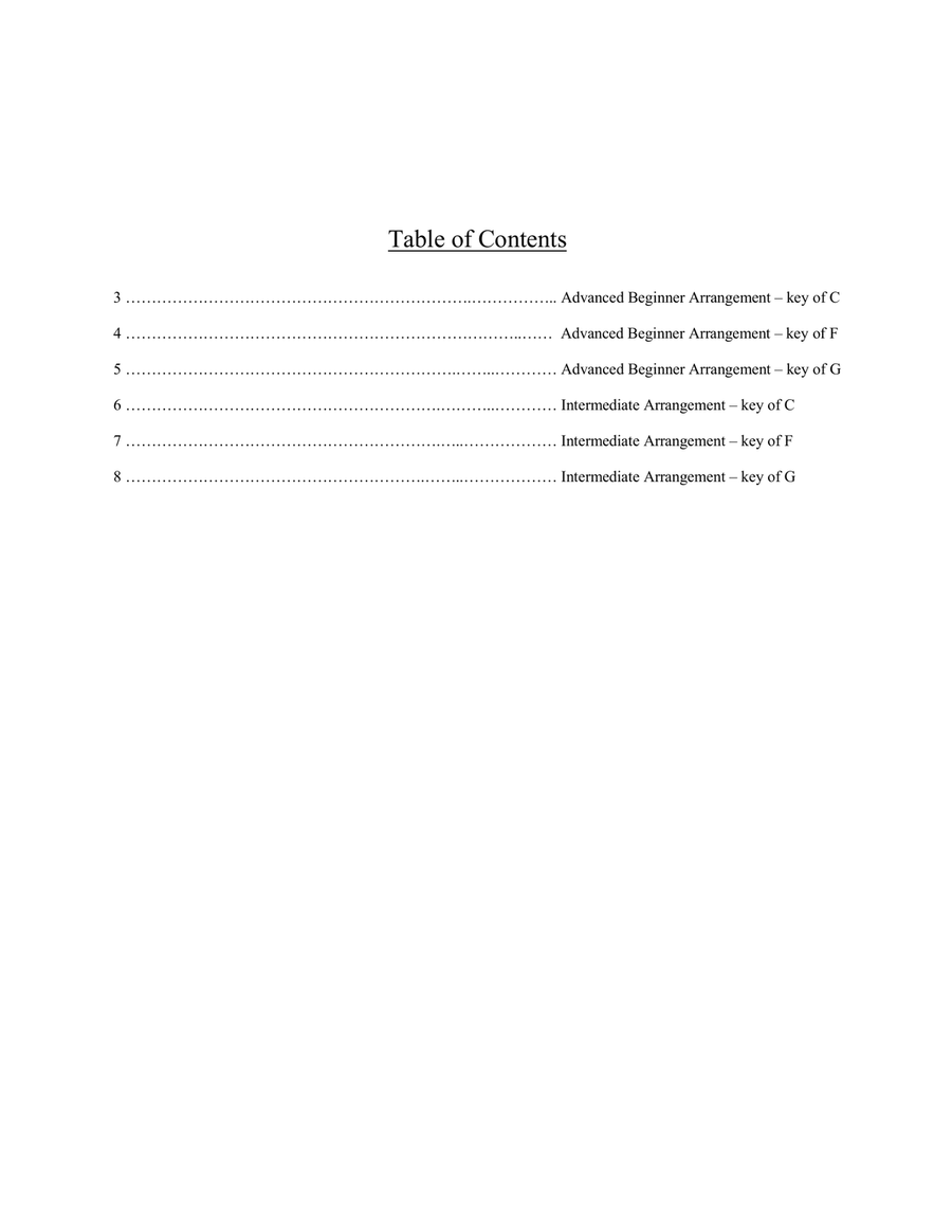 Happy Birthday (for solo harp) Harp scores gallery preview page 2