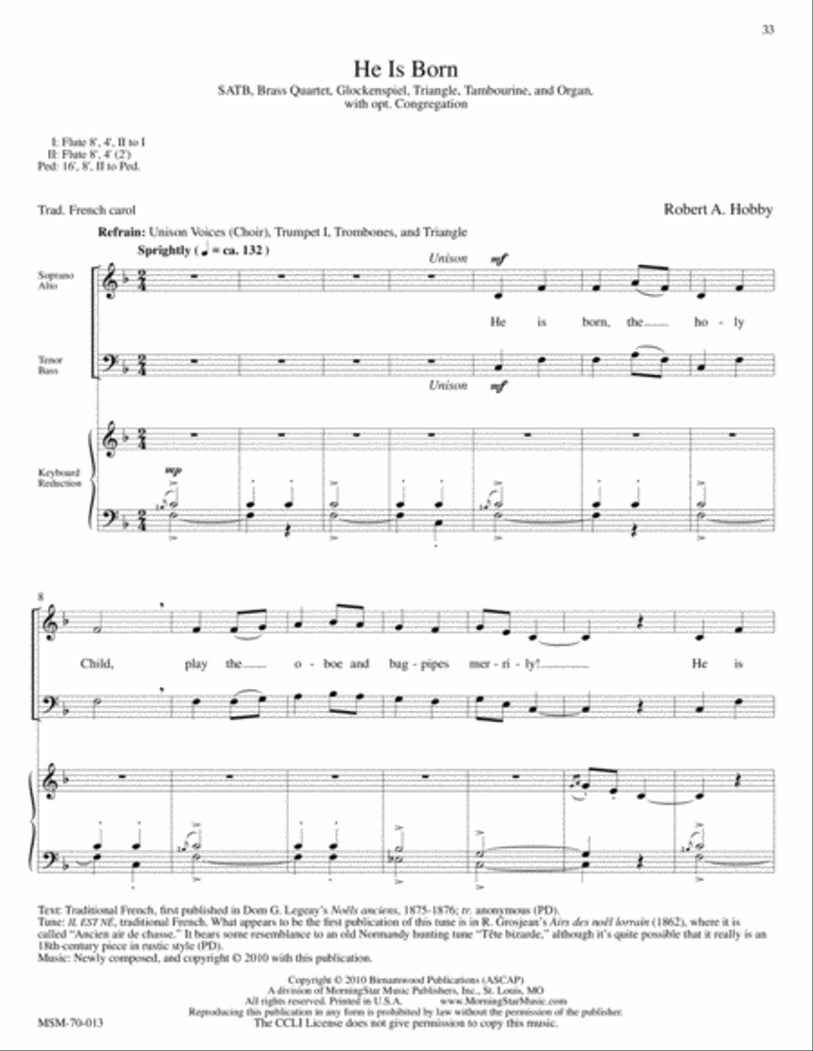 Holy Light: A Candlelight Service of Carols 4-Part scores gallery preview page 14