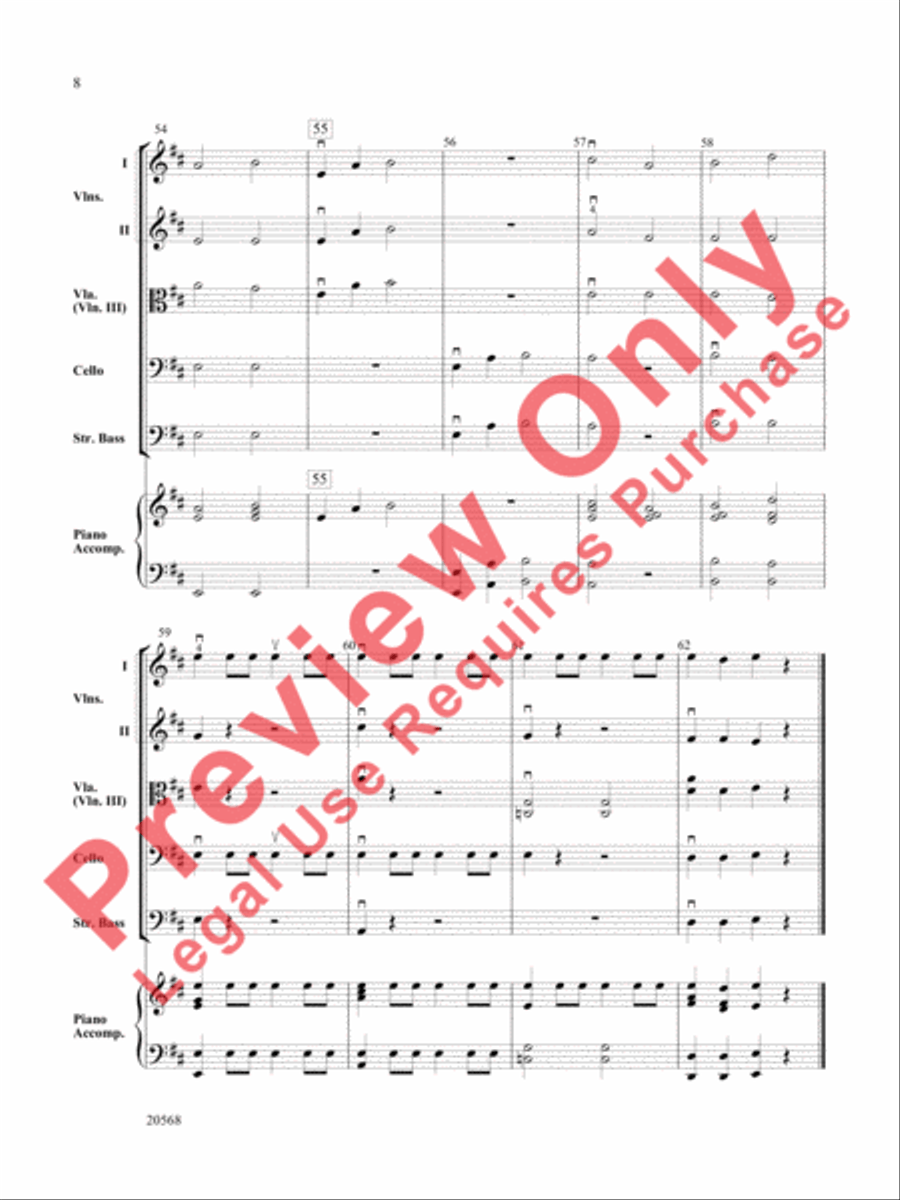 Sailor's Song Sailor's Song String Orchestra scores gallery preview page 9