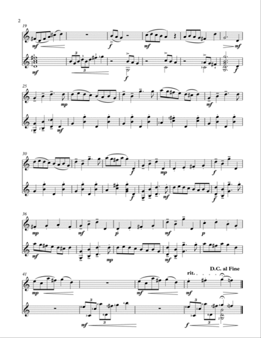 Duet Recorder scores gallery preview page 2