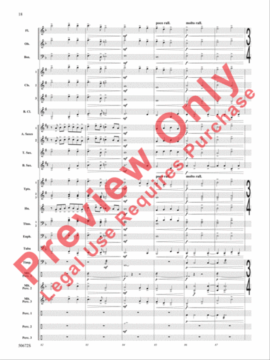 Ascension Ascension Concert Band scores gallery preview page 19