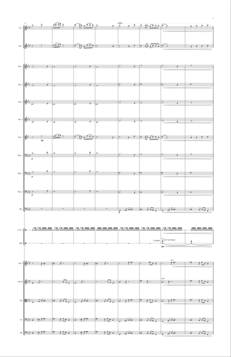 This is the Final Stop Full Orchestra scores gallery preview page 5