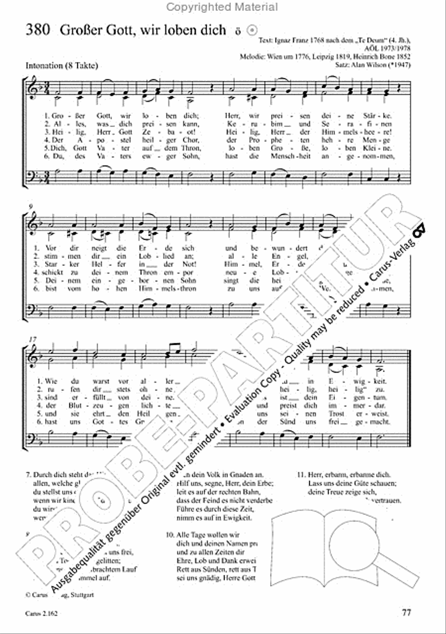 Chorbuch Gotteslob SAM 3-Part scores gallery preview page 78
