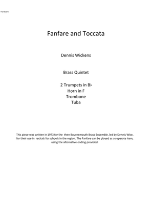 Fanfare and Toccata