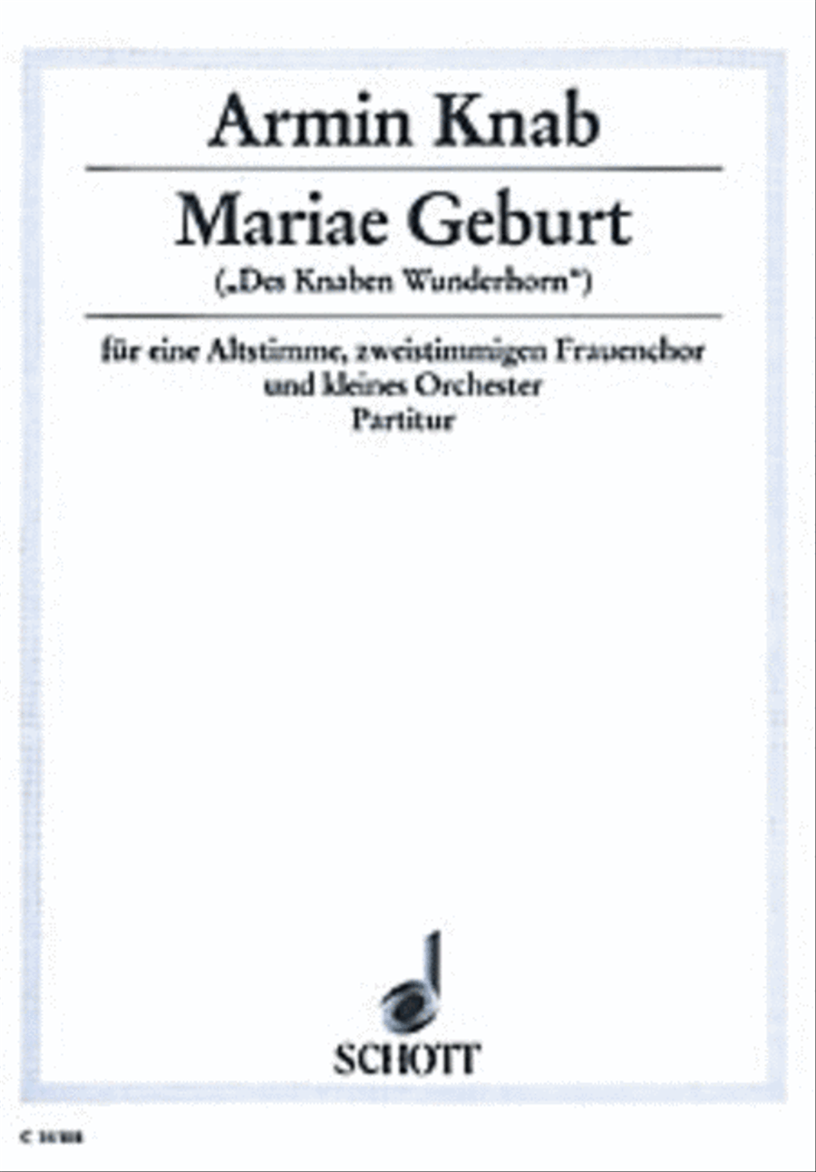 Mariae Geburt SA scores gallery preview page 1