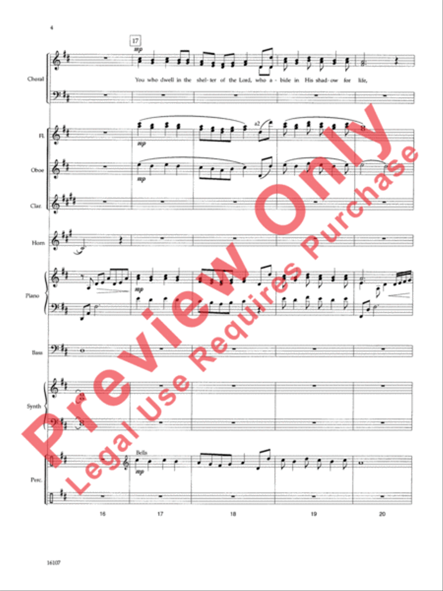 On Eagle's Wings On Eagle's Wings Choir scores gallery preview page 5