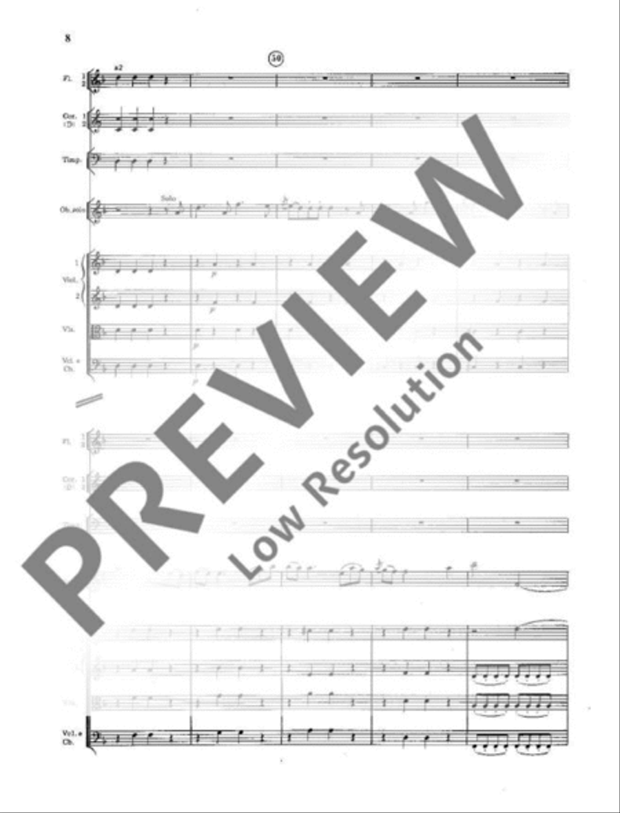 Concerto No. 1 D minor Orchestra scores gallery preview page 9