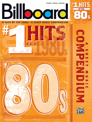 Book cover for Billboard No. 1 Hits of the 1980s