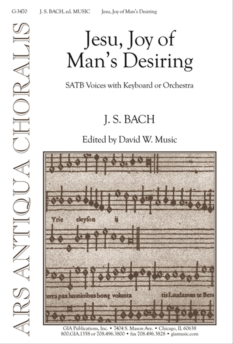 Jesu, Joy of Man's Desiring - Instrument edition Oboe scores gallery preview page 1
