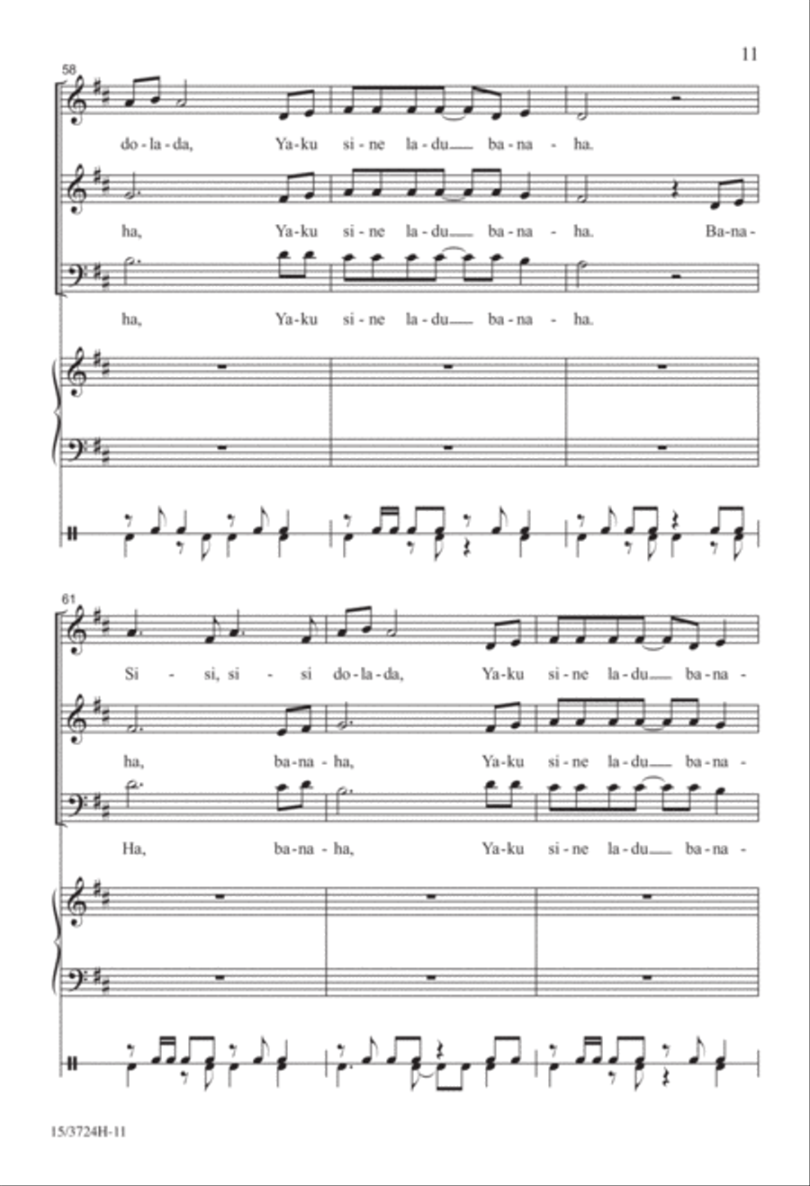 Banaha 3-Part scores gallery preview page 11