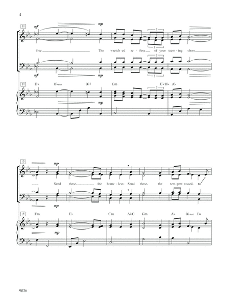 Inscription of Liberty Inscription of Liberty 4-Part scores gallery preview page 3