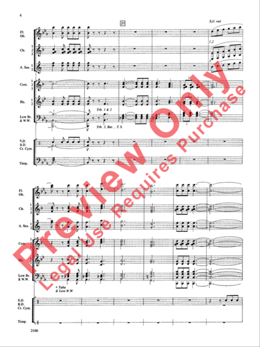 Northwest Suite Northwest Suite Concert Band scores gallery preview page 5