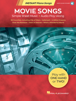 Book cover for Movie Songs - Instant Piano Songs