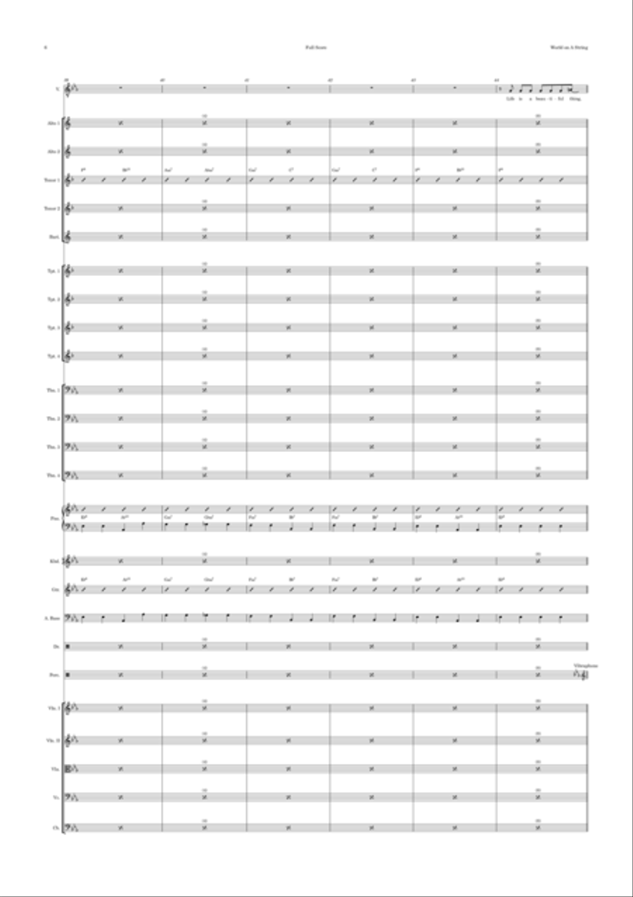 I've Got The World On A String Jazz Ensemble scores gallery preview page 6
