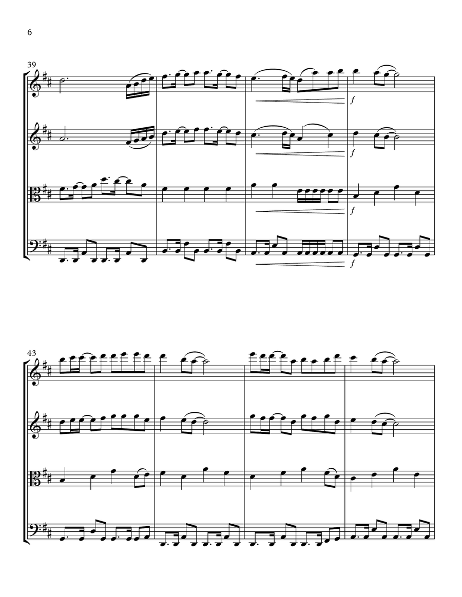 The Painter String Quartet scores gallery preview page 6