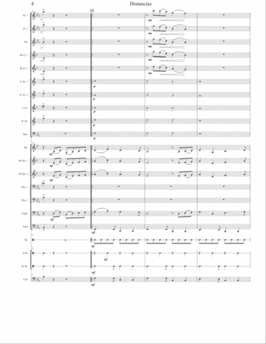 Distancias For Concert Band
