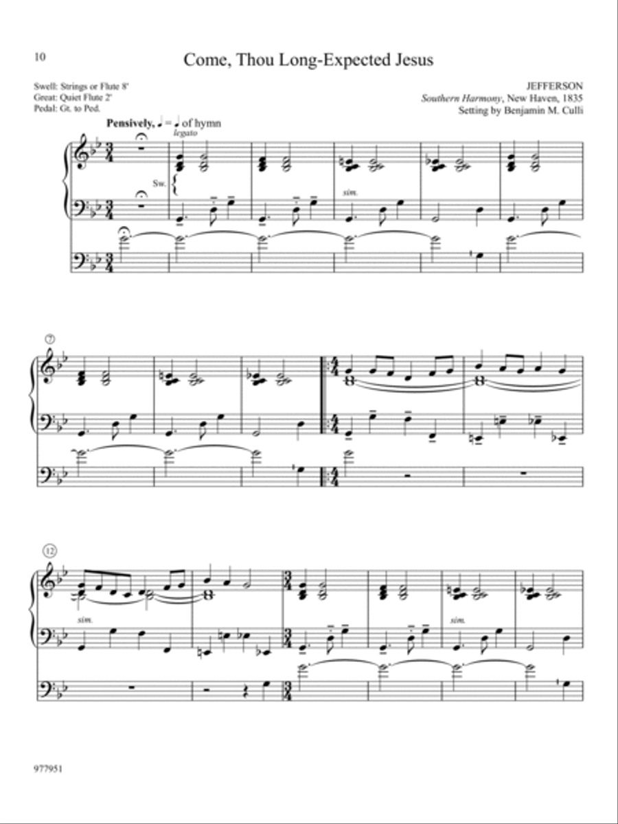 Hymn Tune Innovations: Eight Easy Chorale Preludes for All Seasons, Set 5 Organ scores gallery preview page 4