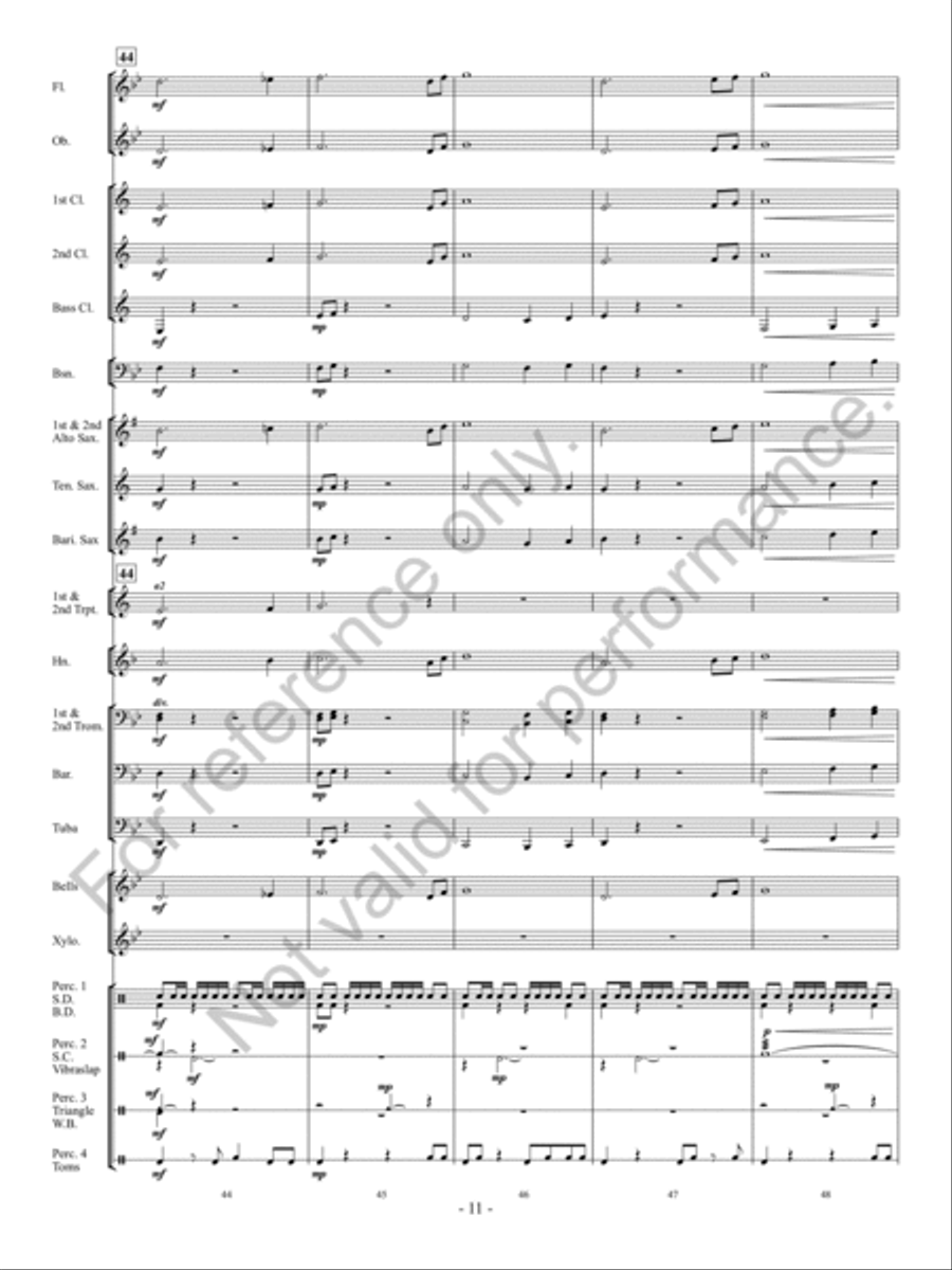 Hidden Gems Concert Band scores gallery preview page 12